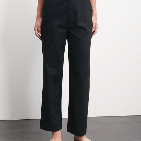 Roucha "New Pala" black denim twill pants, size B - Picture 1 of 7